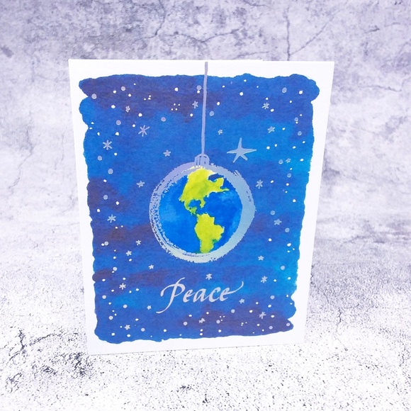 🎄 CHRISTMAS SALE! 🎄 10PC Papyrus Peace Christmas Cards with Envelopes, Seals - Picture 5 of 11